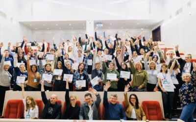 23-24 жовтня в м. Київ відбувся навчальний захід «Табір підприємництва» від ГО «Junior Achievement Europe”, в якому взяла активну участь мінікомпанія «Зімді», сформована зі здобувачів освіти групи КК-03-23, КК-04-23 під керівництвом викладача Наталії Рибак