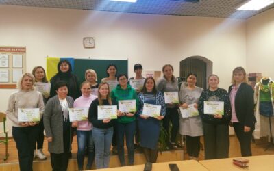 Останнє заняття курсу “Швейна справа”  для ВПО було наповнене емоціями та хвилюванням