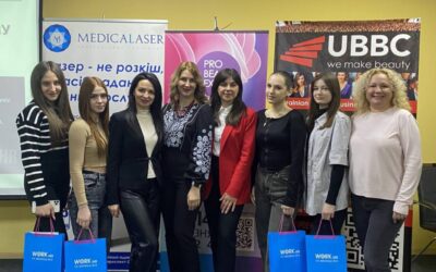 10 лютого педагоги та здобувачі освіти ПМ-21-23 Вінницького вищого професійного училища сфери послуг взяли участь у Б’юті Форумі