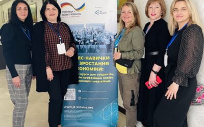 7-8 травня в м. Львів відбувся тренінг для педагогів «Власна справа» від JA Ukraine, учасницею якого стала викладачка ДПТНЗ «Вінницьке вище професійне училище сфери послуг» Наталія Рибак