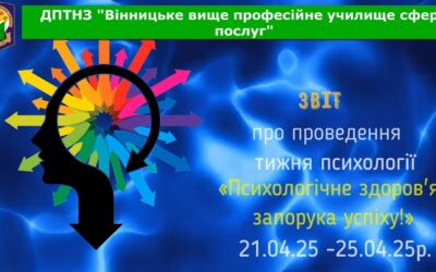 Звіт про проведення тижня психології