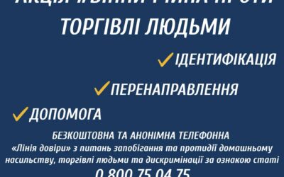 Інформаційно – просвітницька акція «Вінниччина проти торгівлі людьми»